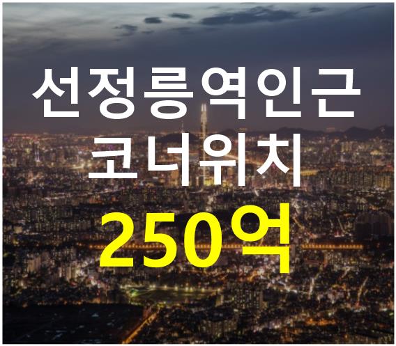 서울 강남구 삼성동 초역세권위치. 접근성 용이. 매매 매물번호 12418 사진 1